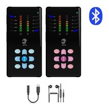 자웃자 라이브프렌즈 핸드폰방송 PC 개인방송 스마트폰 오디오인터페이스 블루투스 오인페 루프백 틱톡방송 유튜브방송 인터넷방송 노래방, 블루, C타입 젠더 + 방송이어폰(마이크기능 포함), 한국어