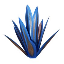 데킬라 소박한 조각 DIY 금속 용설란 식물 정원 야드 아트 장식 조경 장식품 수제 홈 정원 장식, G