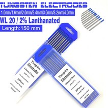텅스텐봉 전극봉 텅스텐용접봉150mm 텅스텐 전극 Tig 용접봉 토치 용 WT20 WL15 WP WZ8 Professional Suppl, 03 WL20(Blue)_05 3.2 mm