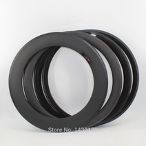 88림 카본 픽시 휠셋 림 새로운 초경량 관형 림 도로 자전거 전체 탄소 섬유, 50mm 광택 12k