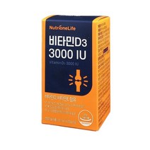 뉴트리원 비타민D3 3000IU 100mg x 60캡슐 정우성비타민D