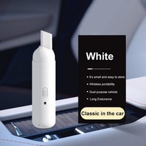 영업용 산업 공업용 진공 청소기 자동차 휴대용 소형 미니 무선 usb 충전식 가있는, 하얀