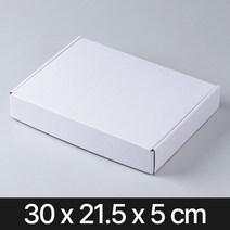 일체형 선물상자 화이트(30x21.5x5)포장 박스 크래프트 큰 종이 답례품 기프트 낱장, 26OB_일체형 화이트/020 (30x21.5x5)