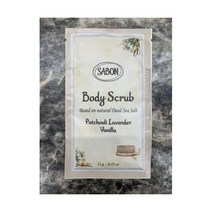 SABON 사봉 Body Scrub Patchouli Lavender Vanilla 0.52 oz Sample 102140