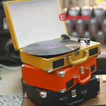 로우락 LP 턴테이블 RLP 04 디지털 LP플레이어 레코드 W0503D4, 수앤진쿠팡 블랙