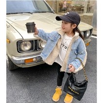 드리머 아동복 남아 여아 공용 겨울청자켓 후리스대용 퍼안감데님자켓 뽀글이자켓 퍼자켓 오버핏데님점퍼