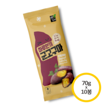 미들채 하루한끼 군고구마 70g* 10개, 10봉
