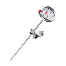 튀김온도계 / 센서길이 300mm / 세팅온도표시기 / 0 - 300도 / 스텐재질 / 탐침형온도계, 1개