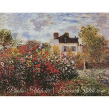 포토스티치 십자수명화도안-아르장떼이유 정원 E type /Claude Monet, 1개