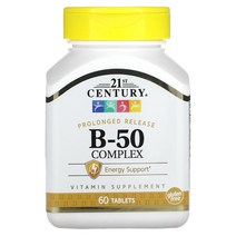 21st Century B-50 복합체 스테아르산 말토덱스트린 서방정 60정