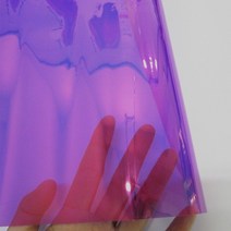 타프스크린 핵사 미니 대형 렉 면 원터치 차박 스크린 캠핑 차량용 타프 30x95cm 롤 홀로그램 무지개 빛깔, 06 Purple