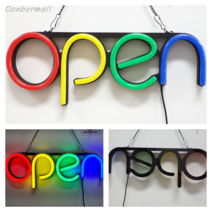led open 글자판 네온led간판 네온사인 개업선물 강추 오픈 영업중 led글자판 인테리어조명 실내간판, 8번 기본세트+스위치추가