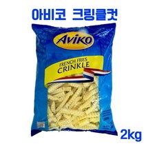 아비코 크링클컷 줄무늬 감자튀김 2kg, 1개