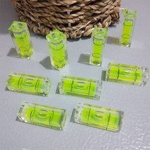 레벨측정기 거리 레이저 측정기 고정밀 스퀘어 스피릿 버블 다기능 미니 프레임 벽 목공, 10Pcs