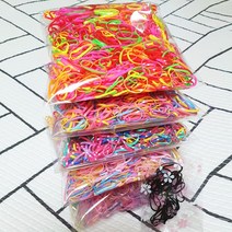 대용량 화려한 칼라 탄탄 고무줄 밴드 5000개 10000개, 1. 화사한 종합 5종(소) 500g
