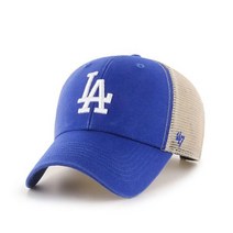 MLB 47브랜드 모자 다저스 로얄 화이트빅로고 메쉬