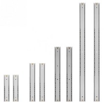 슬라이드 레일 캐비닛 슬라이딩 웨이 2pcs 70100140250mm 알루미늄 합금 미니 부드러운 옷장 가정용 가구 가이드, 100mm