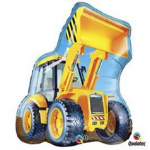 Qualatex Construction Loader Jumbo Foil Balloon Party Accessory 32 null, 1