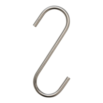 둥근 S고리 S자고리 에스고리 다용도 디피 걸이, (스텐_12cm)