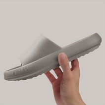 남녀 발이 편한 슬리퍼 거실화 실내화 소음방지 층간소음방지, 그레이