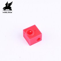 3D프린터노즐 플라잉 베어 3d 프린터 실리콘 양말 블록 히터 절연 커버 슬리브 고스트 3/4/4s/5/roborn용 핫 엔드 노즐 2 피스
