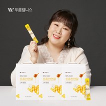 한국양봉협회 인증 100% 국내산 강원도 치악산 토종 천연 아카시아 벌꿀 원액 간편한 휴대용 스틱 포, 3박스(300포)