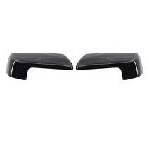 자동차 백미러 커버 84328136 19-22 용 액세서리 수리 예비 부품 직접 교체 2 개, 01 Glossy black
