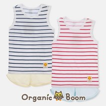 유아 여름 민소매 내의 상하복 -로로