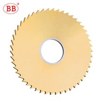 원형톱가이드 톱날 Mill HSS Co TiN 원형 절단 도구 CNC 슬롯 가공 절삭 강철 직경 40 50 60mm 금속 강관용, [06] 110mm-d27, [13] 5.0mm, [01] HSS TiN Coated