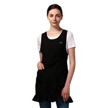 요들/리본 포켓 네일 앞치마/YA088/미용/미용실/가운/유니폼/폴리에스테르100%