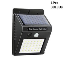 LED 전광판 20144 LED 태양 빛 야외 태양 램프 PIR 모션 센서 벽 야외조명, 1Pcs 30Leds