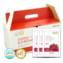 건강미인순수 지성식품 레드비트즙 50팩, 1, 1