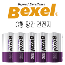 벡셀 망간 건전지 R14 C형 24알 밧데리, 단품(폐건전지 설명서 증정)