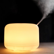 비 인쇄 초음파 가습기 500Ml 에센셜 오일 아로마 테라피 가정용 빵 다채로운 아로마 테라피 가습기 제조 업체, 따뜻한 빛_한국어 규정 [적용 한국]
