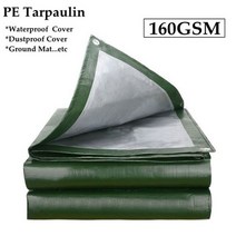 야외 방수 PE 타포린 캠핑 텐트 매트 160 ~ 180GSM 퍼걸라 캐노피 차양 정원 가구 방수 타프 커버, 중국, 5mx5m