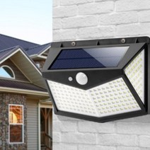 led 태양광 충전식 센서등 정원등 대문등 가로등 야외 벽등, 4)고효율 태양광 센서등 led 212구