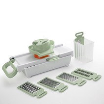 인포벨 헤르조그 다용도 만능 슬라이서 무 양파 양배추 감자 당근 오이 슬라이스 채칼 강판 CP-019, 1세트, 혼합색상