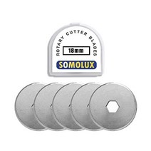 로터리 커터 커팅기 18인치 45mm 교체날 5개 올파클로버 일본강 SKS7 등의 마루 절단기 날카롭고 내구성이 교체용 블레이드 SOMOLUX 일본 직영점 오직, 18mm