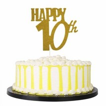 30살 계란한판 케이크 토퍼 특이한 생일초 해피 182030405060 번째 생일 결혼, 10일