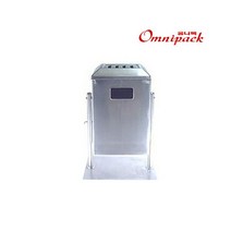 야외공원 공공장소 옴니팩 사각휴지통 85L, 1개