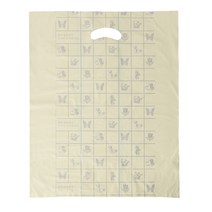 100p 양장 비닐 봉투 노랑 40x50cm 팬시 포장 서점 문구 사무 용품 의류 선물 쇼핑몰 제품 물건