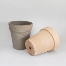 데로마 바소 알토 듀오 이태리 토분 테라코타 빈티지 인테리어 도자기 화분+받침세트, 그라파이트, 26호(화분+받침세트_R21)