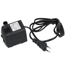 액체이송펌프AC 220-240V 15W Submersible Pump Water Pump Fountain Pond Pump Aquarium EU Plug, 01 Black_01 15w