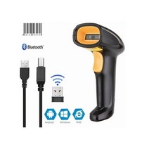 무선 블루투스 스캐너 EVAWGIB-2.4ghz 바코드 1DLaser 휴대용 리더 레드 라이트 핸드 건 IOS 안드로이드 즈용, 1D-2.4GHz-Bluetooth
