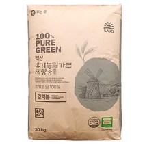 맥선 유기농밀가루 강력분20kg 제빵용, 20kg, 1개