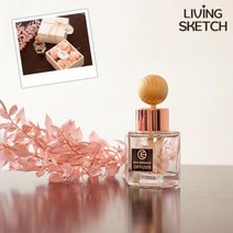 우드볼 핑크 비누꽃 플라워박스 디퓨저 프리저브드 안개꽃 핸드메이드 선물포장, 우드세이지씨쏠트