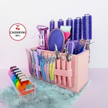 [체리니]가위 원목정리함 세미박스 가위정리대 원목츄레이 거치대, 민트