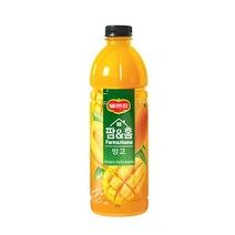 칠성 델몬트 팜앤홈 망고 과일주스 음료수 사무실 탕비실 1.2L 6본 1세트, 13세트