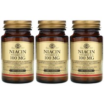 솔가 나이아신 비타민 B3 100mg 100정 X 3병