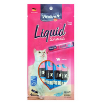 고양이 간식 비타크래프트 리퀴드스낵 (연어 오메가3) 15g x 4p, 4개